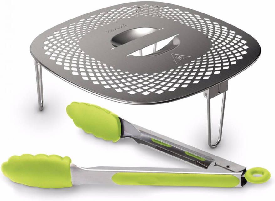 Philips Grillpan inzet HD9954/01 Snack Profi Kit Accessoires voor airfryer XXL(3 stuks )