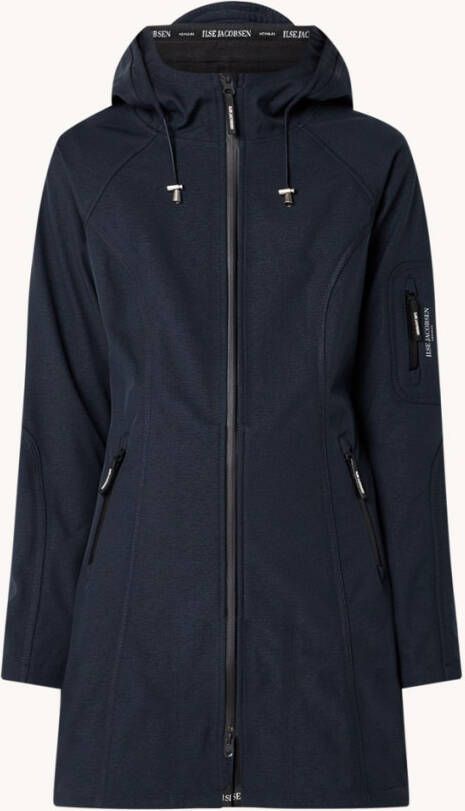 Ilse Jacobsen Regenjas met capuchon en fleece voering