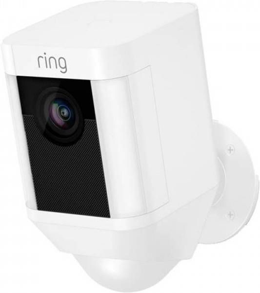 Ring Spotlight Cam Beveiligingscamera Met batterij Wit