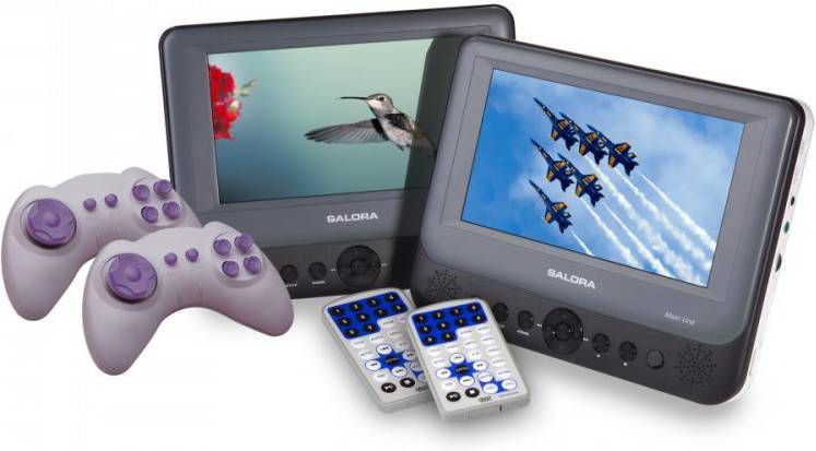 Salora portable dvd speler DVP7748 DUO