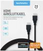 Technetix HDMI kabel 2 meter Zwart online kopen
