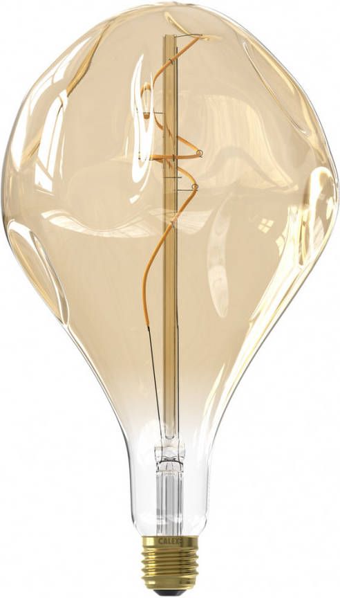 Calex Smart XXL Organic | LED Lamp | Grote fitting E27 Dimbaar, d.m.v. app | 6W Goud