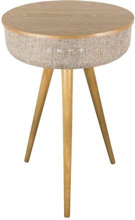 Salora: Airtable incl. 360 graden BT speaker Hout