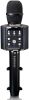 Lenco Bluetooth® Karaoke Microfoon Met Speaker En Verlichting Bmc 090bk Zwart online kopen