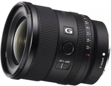 Sony Groothoekobjectief SEL20F18G Volledig formaat E Mount(FE 20 mm F1.8, ultragroothoek )