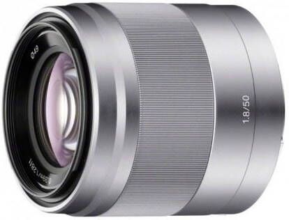 Sony SEL 50mm f/1.8 OSS (APS-C) Zilver
