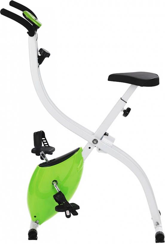 VITALmaxx Hometrainer S Bike, compact fitnessapparaat voor thuis, met trainingscomputer en 8 verschillende weerstanden Zwart online kopen