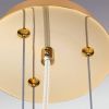 Orion LED hanglamp Prism, rond, &#xD8, 55 cm, goud online kopen