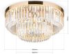 Orion LED plafondlamp Prism, goud, &#xD8, 55 cm online kopen
