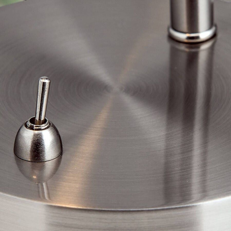 Orion Matnikkelkleurige LED bureaulamp Isra