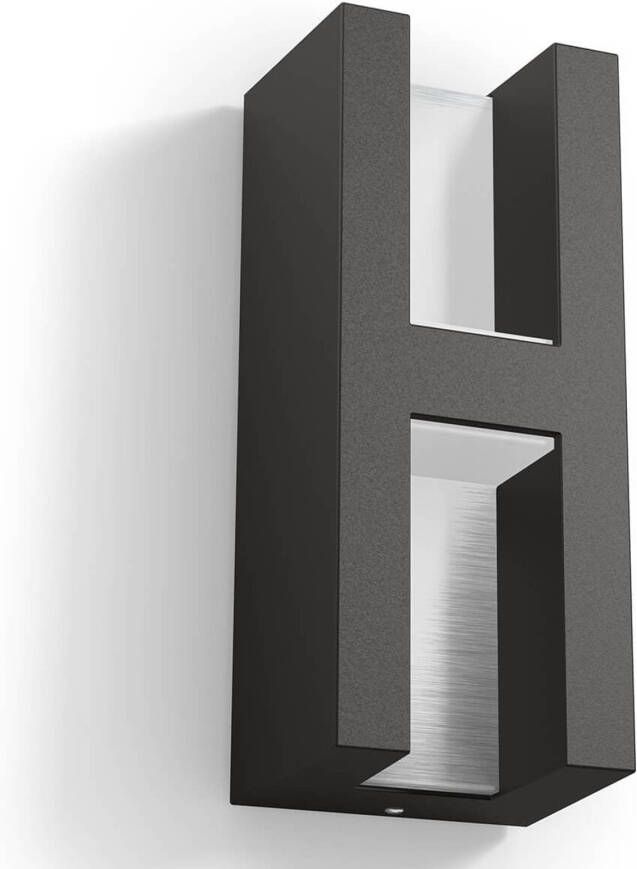 Philips Opvallend mooie Led buitenwandlamp Shadow