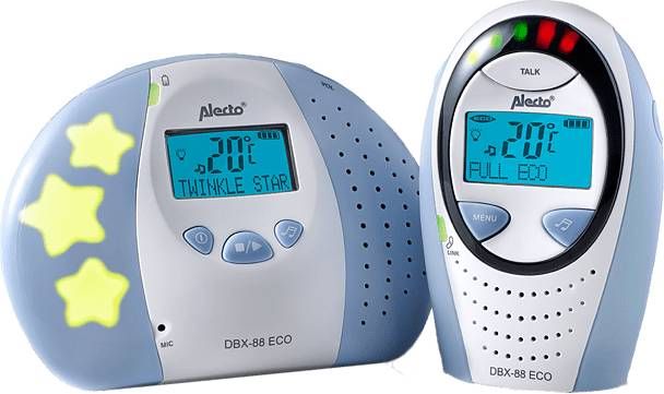 Alecto Full Eco Dect Babyfoon Dbx 88 Eco Blauw