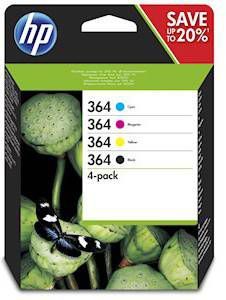 hp inktcartridge 364, 250 pagina&apos, s, OEM N9J73AE, 4 kleuren