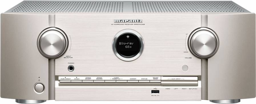 Marantz SR5015DAB 7.2 kanaals 8K Surround Receiver Zilver