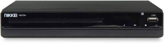 Nikkei Nd75h Dvd Speler Met Full Hd upscaling, Hdmi En Usb poort(22, 5 Cm )