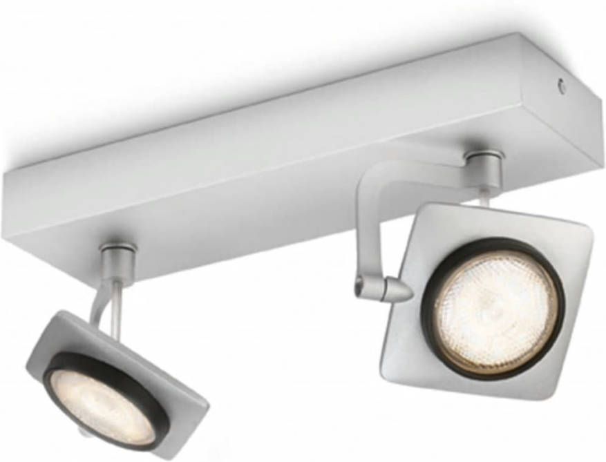Philips myLiving Spotlight Millenium grijs 2x4, 5 W 531924816