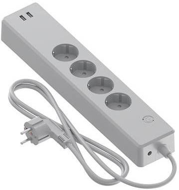 Calex Smart Home | Slimme Stekkerdoos | 4x + 2x USB Wifi